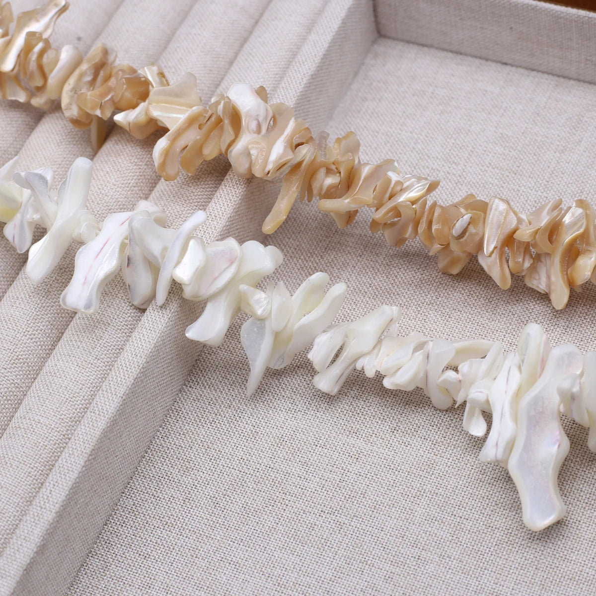 Natural Freshwater Shell Beading 18-25mm Irregular White Shell Loose Beads for Jewelry Making DIY Necklaces Bracelet Accessor