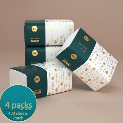 30 Boxes of Paper Towels Full Box Affordable Household Toilet Paper Household Napkins Paper Towels Toilet Paper - 4 Packs-300