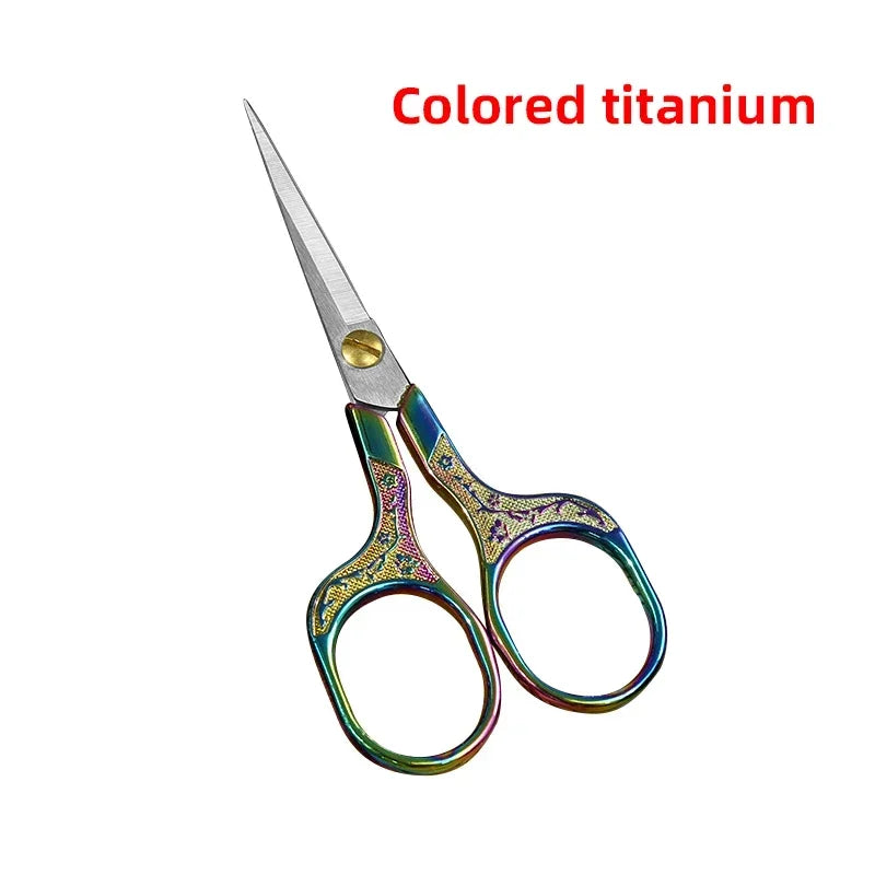 1PC Sewing Scissors Stainless Steel Retro Embroidery Tailor Scissors Dressmaker Shears Fabric Cutter DIY Sewing Accessories -