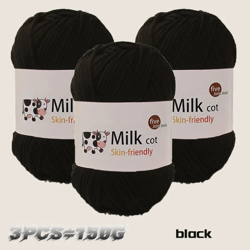 150g milk yarn handmade medium coarse DIY weaving yarn ball for knitting sweaters, hats, scarves and other clothing - 18