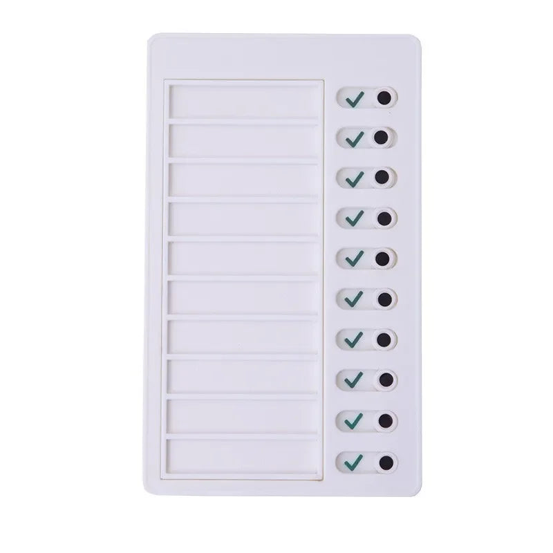 Bview Art 10 Blank Sheets of Paper To Do List Board Memo List Board for Adults and Children for Planning Reminders