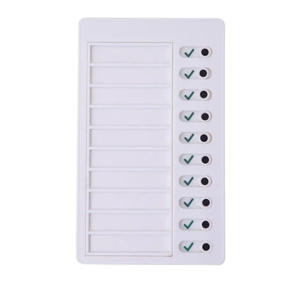 Bview Art 10 Blank Sheets of Paper To Do List Board Memo List Board for Adults and Children for Planning Reminders