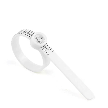 Ring Sizer with Magnifier - US/UK/EU/HK Jewelry Measuring Ruler for Finger Size Ring Size Measuring Tool
