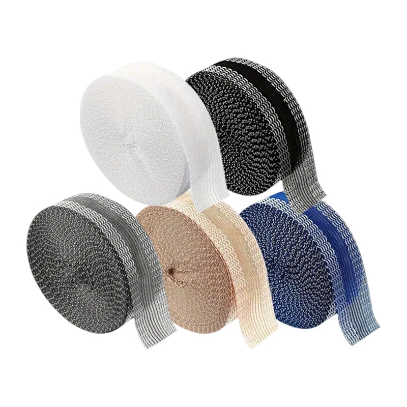 Self Adhesive Pants Hem Tape No Sew Iron on Trouser Edge Hemming Strip DIY Fabric Adhesive Tape for Quick Fix Jean Clothing
