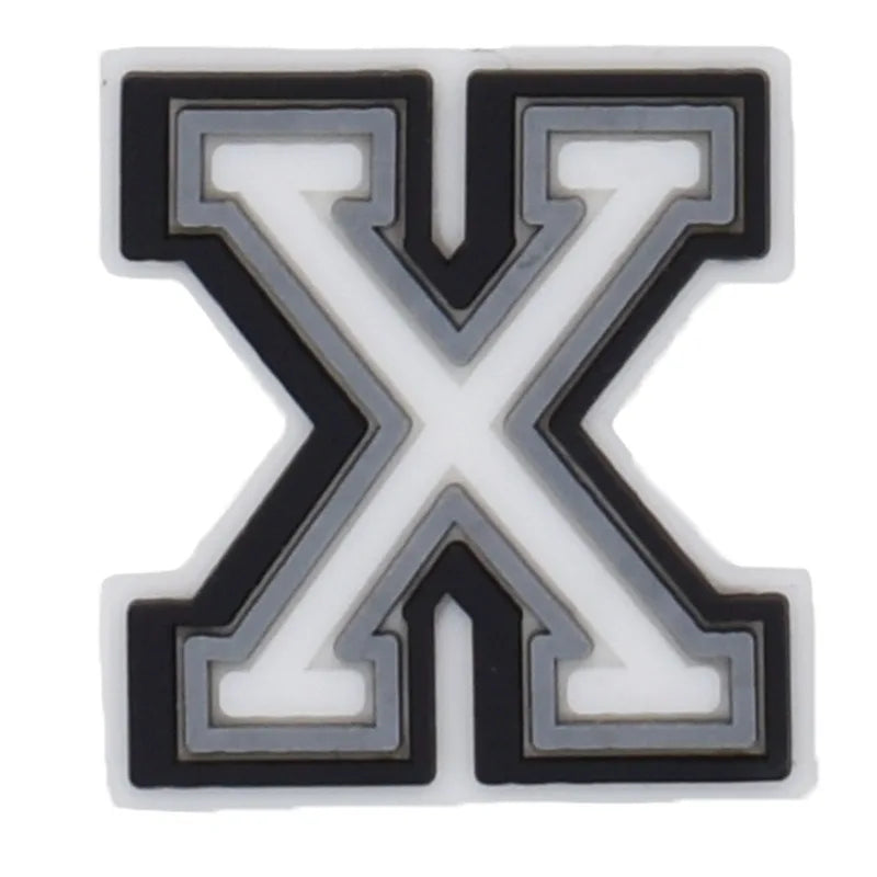 1 Piece Shoe Charms Accessories Pvc Shoe Decorations Letter 26 Options To Choose From Alphabet Ornament Pins Party Gift - 581