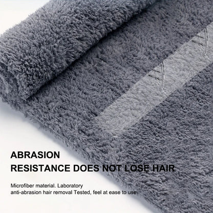 SEAMETAL 40X100CM Car Wash Towel Coral Velvet Microfiber Clean Cloth No Hemming Thickened Soft High Absorbent Car Washing Tow