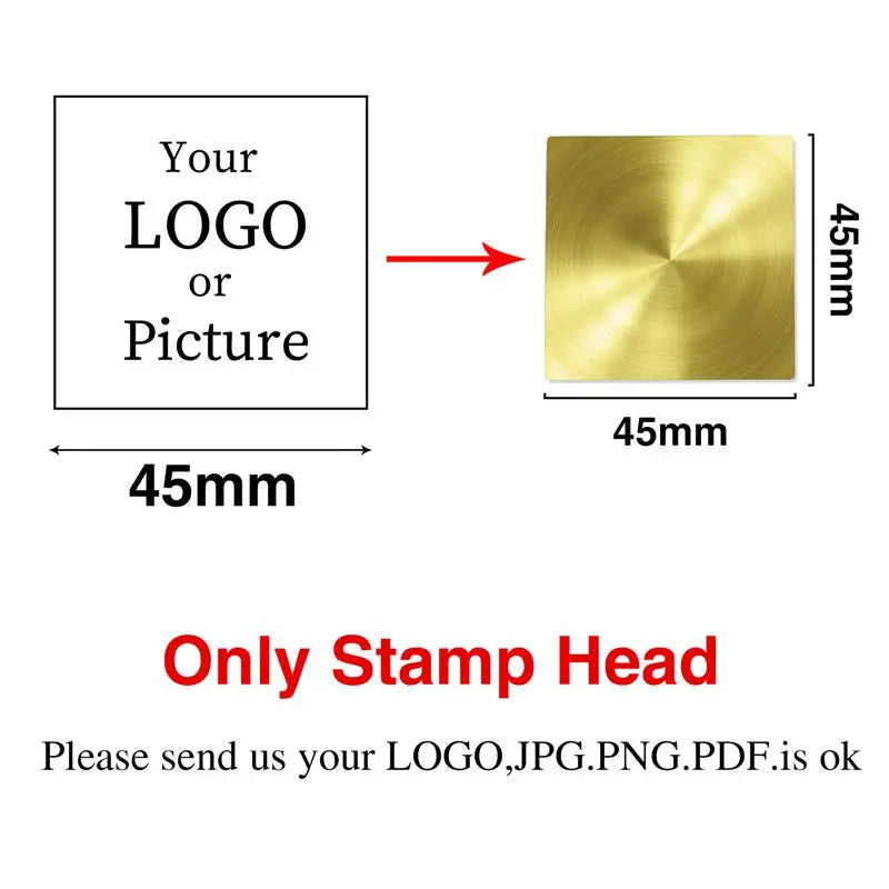 Custom Stamps Personalized Logo Metal Stamps Custom Wax Seals Stamps Customize Your Own Logo Gift Stamps Invitation Stamps - 