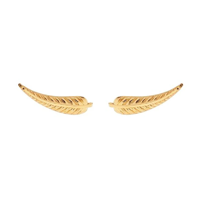 2021 gold-plated Ear Jackets Climbers Clip Earrings For Women CZ Zircon Stud Earring Earcuffs Men Jewelry - Gold E