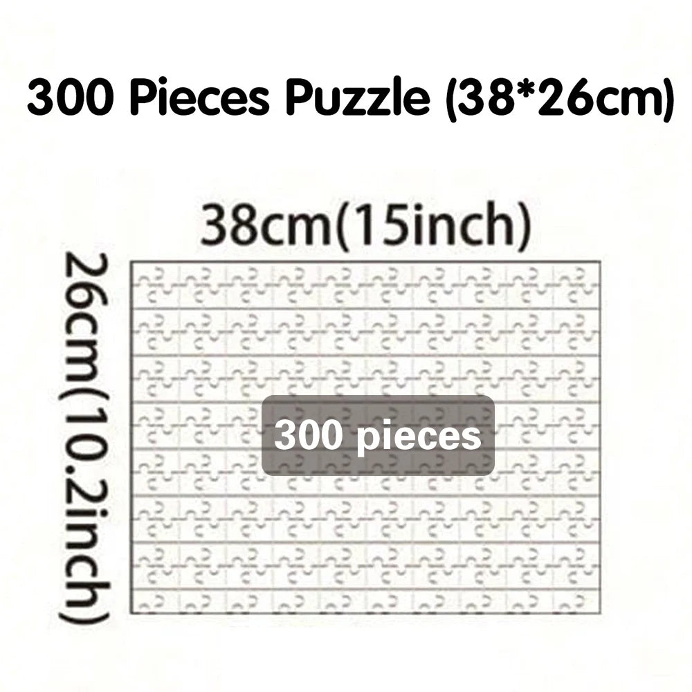 35/300/500/1025pcs Personalized Custom Photo Puzzle Friend Upload Photo For Customized Puzzle Unique Gift For Family Friends 