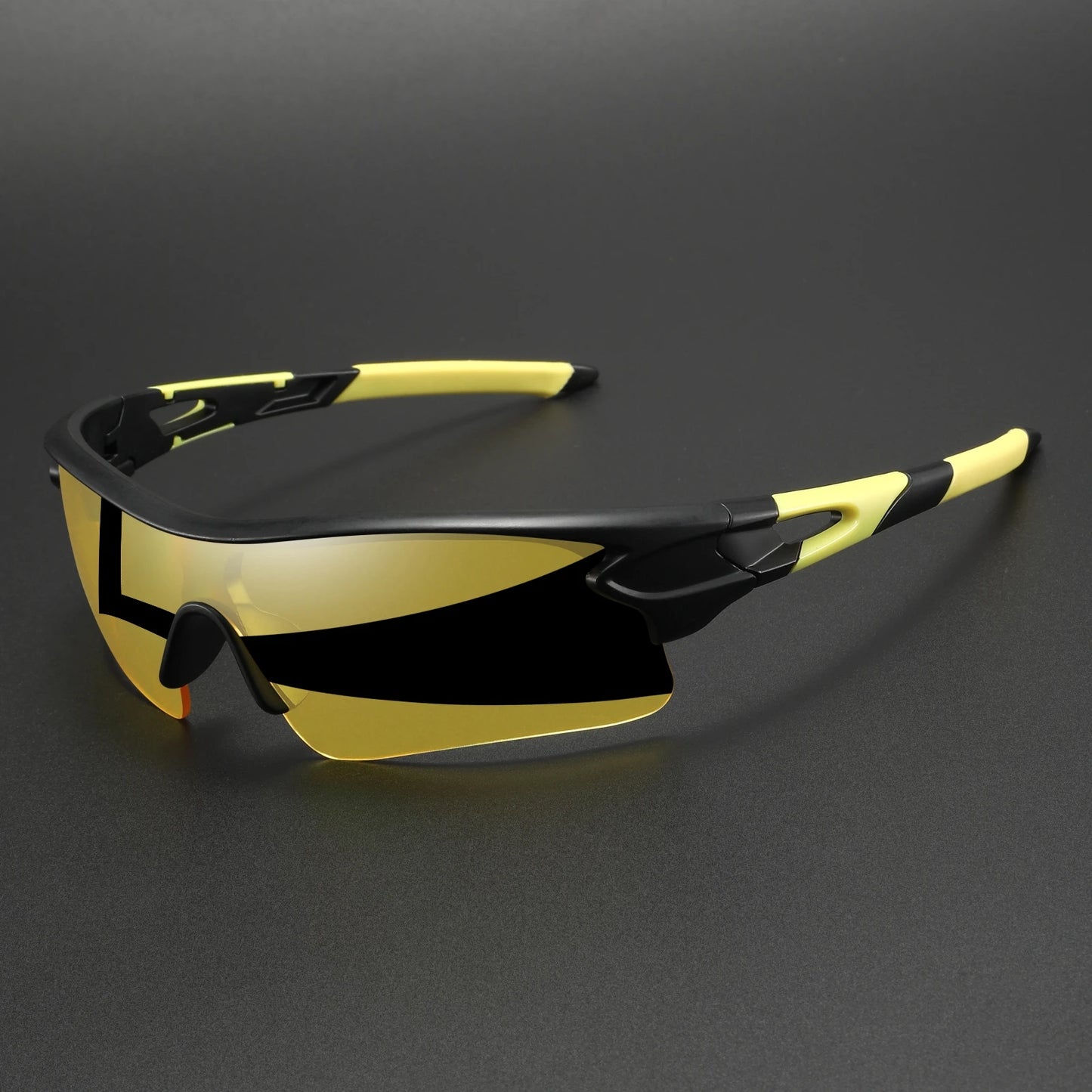 New UV400 Protective Sports Eyewear - Lightweight Full-Cover Lens, Unisex Wrap-Around for Cycling, Hiking & Daily Use - C9-ni