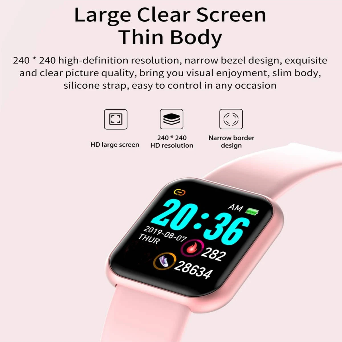Multifunctional Smart Watch Men Women Bluetooth Connected Phone Music Player