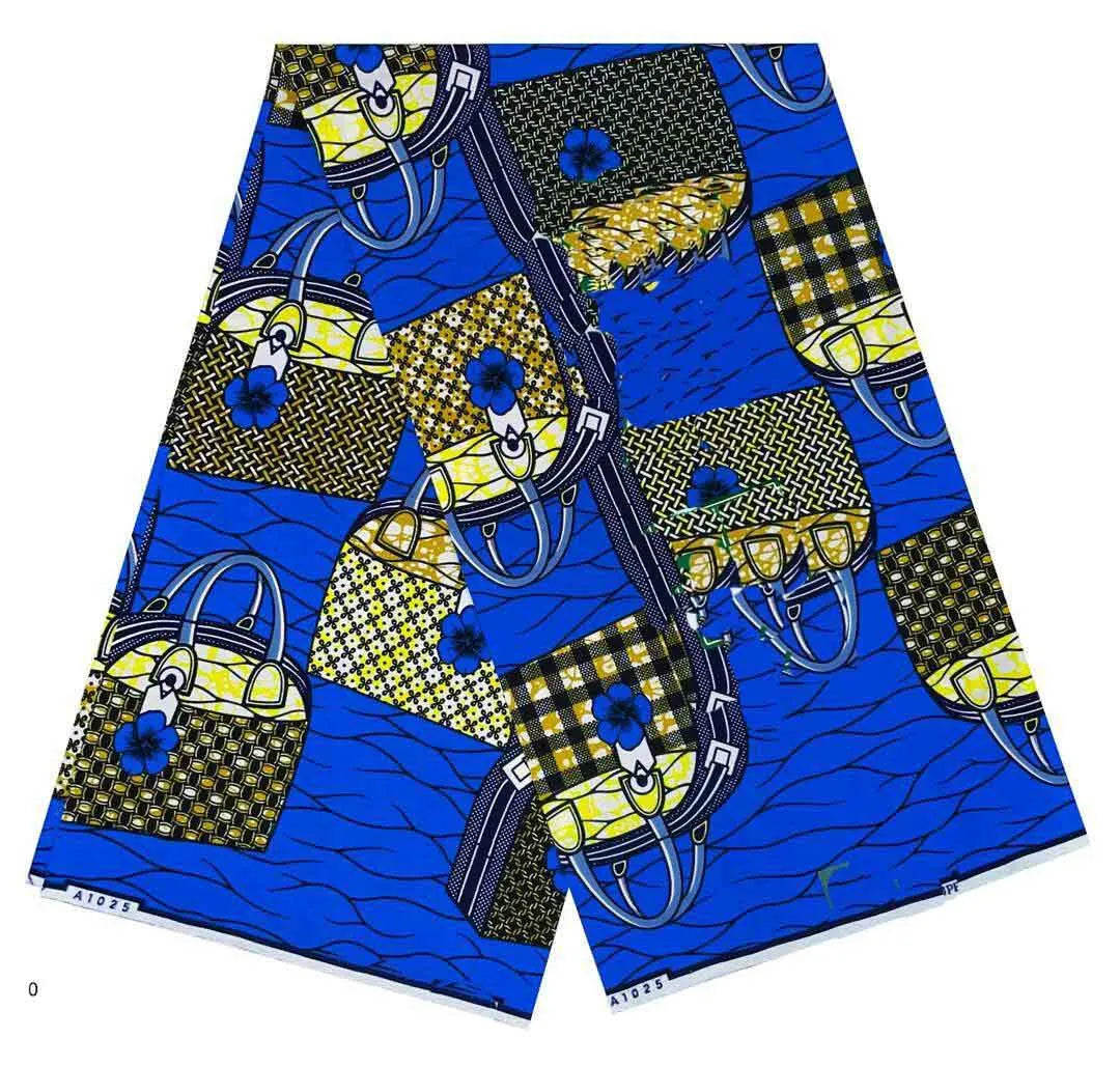 2024 6 Yards 100% Cotton Veritable Wax Pagne African Super Real Holland Wax VL Original Batik Lace Dress Dutch Loincloth - Ro