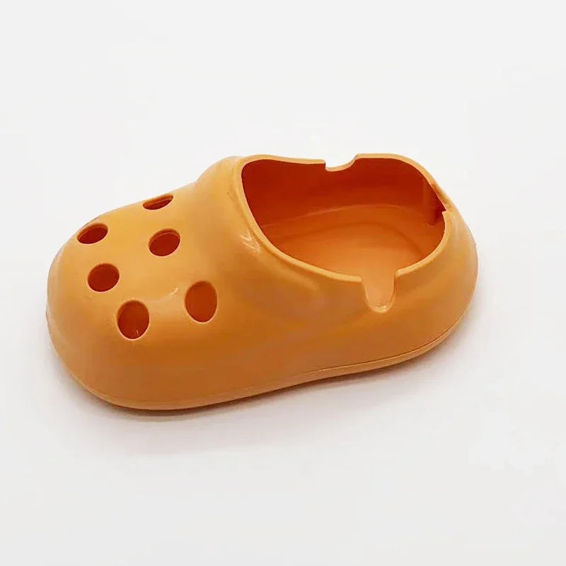 Creative Cute Hole Shoe Ashtray, Flame Retardant PP Material+anti Fly Ash, Suitable for Home/office/hotel Panoramic View