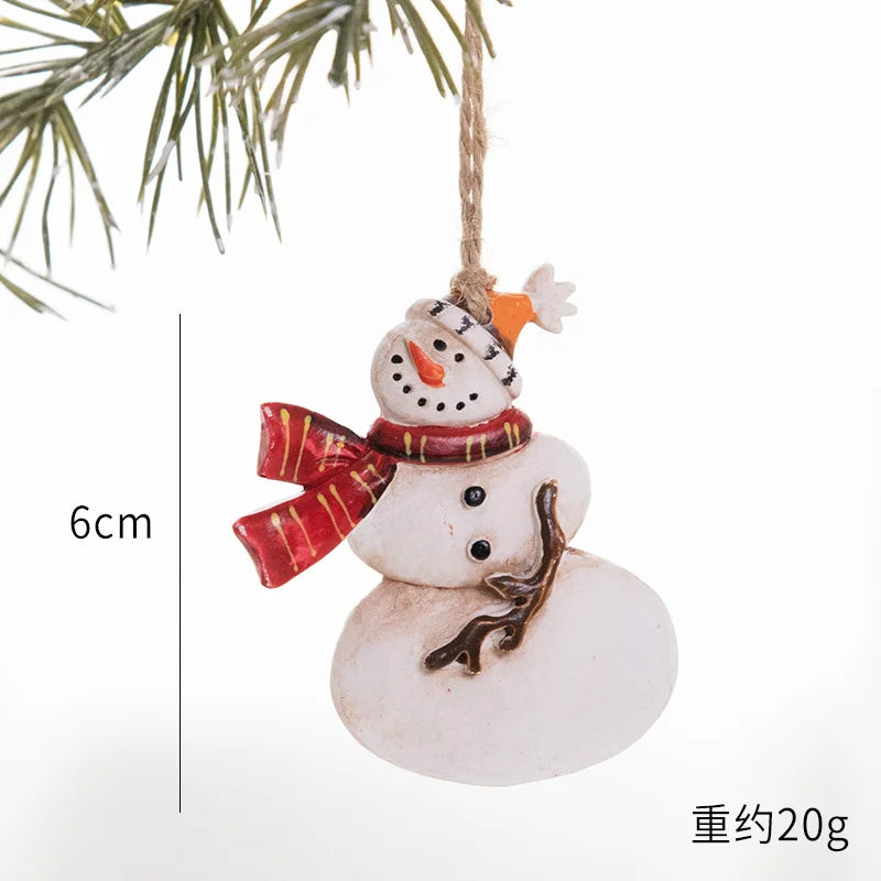 2022 Christmas Tree Decorations Christmas Resin Pendant Ornaments Home Decor DIY Kids Toys Gifts DIY Handmade Jewelry - C2