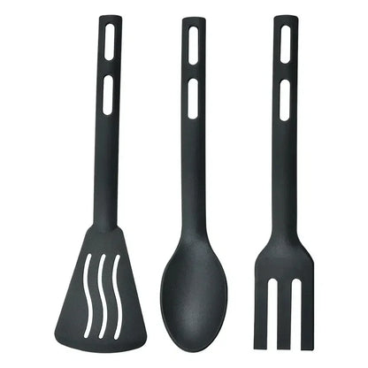 1/3PCS Nylon Kitchen Utensils Set Kitchen Cooking Tools Slotted Turner Solid Spoon Fork Children Spade Fork Spoon Dinnerware 