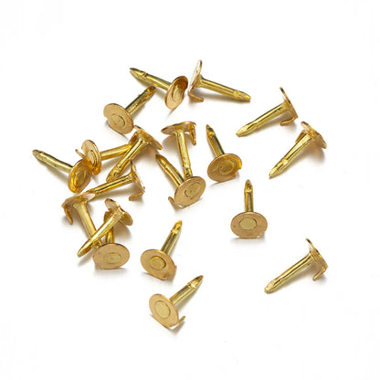 100pc Metal Locking Pin Back Brooch Badge Holder Lapel Base For DIY Jewellery Material Making Supply Craft Accessories Handma