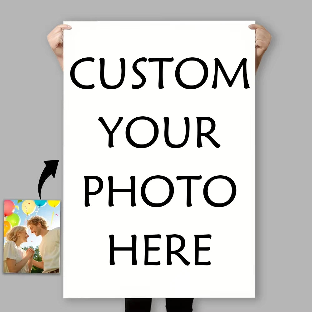 Personalized Canvas Painting custom Wedding Family Life Photos custom Posters Wall Art Custom Holiday Birthday Gifts Room Dec