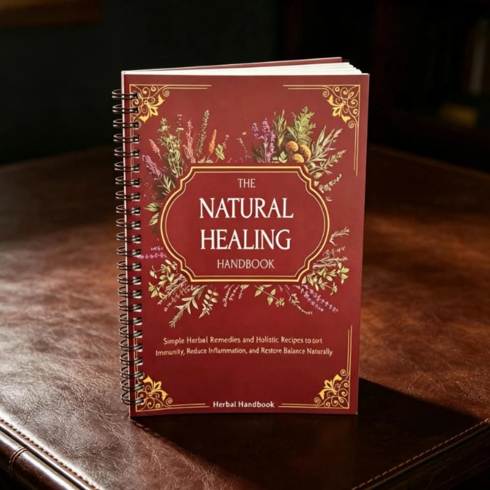 The Natural Healing Handbook English Wellness Lovers Spiral Book Holistic Herbal Wellness Guide - C-1book