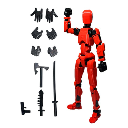 1PCS 13 Joints Figure Articulate Movable Dummy Doll Diy Assembly Toy 3D Printed Action Figure Stop Motion Animation Dummy - h