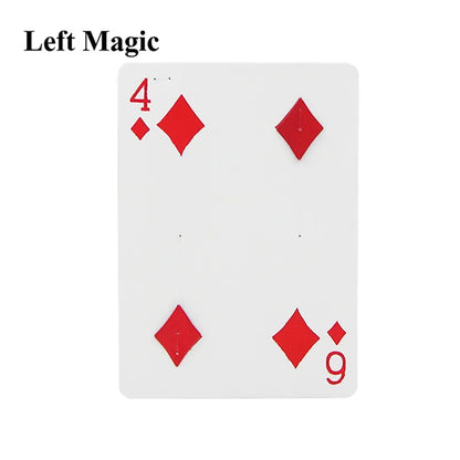 Fantastic 4 to 6 Moving Point magic tricks Close Up Card Magic Professional Magician Trick Magic Tool Magic Prop