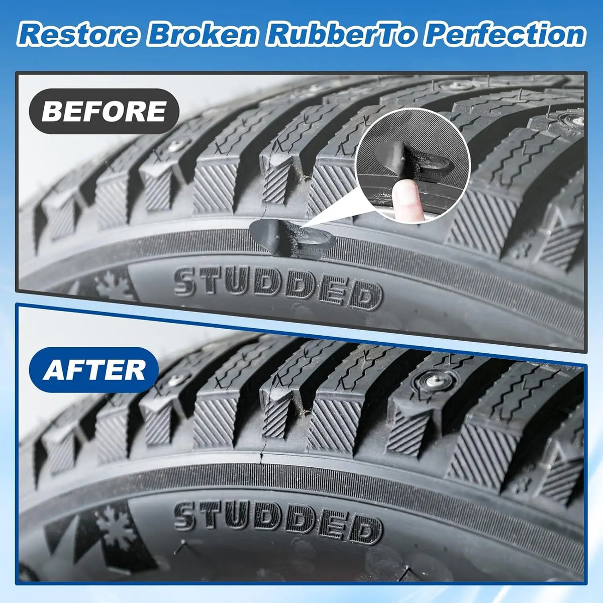 480 Black Rubber Glue Super Strong Adhesive for 10 Seconds, Used for Tire Repair, Black Object Repair and 'Black Integration'