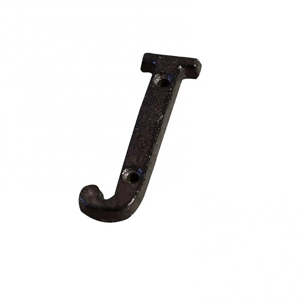 Antique Doorplate Address Numbers Apartment Street Address Plaque Retro Groceries Cast Iron Metal House Doorplate Letter Symb