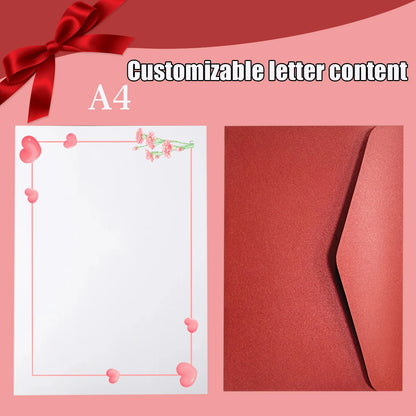 DIY Custom Envelopes Letter, Valentine's Day Letter Customization, Friend Blessing Letters, Company Documents Print, Mail a L