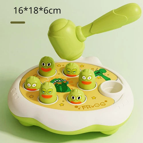 Montessori Baby Toys Cartoon Animal Theme Knocking Game Parent Child Board Hammering Game Toddler Educational Birthday Gifts
