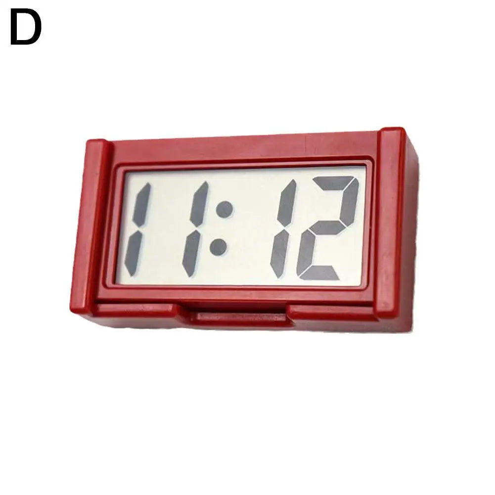 Car Electronic Clock Dashboard Time Electronic Digital Display Car Clock Self Adhesive Simple Digital Clock Car Accessories -