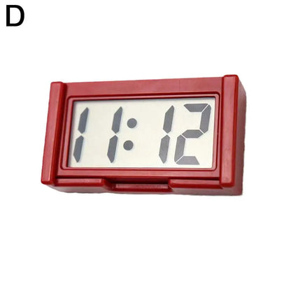 Car Electronic Clock Dashboard Time Electronic Digital Display Car Clock Self Adhesive Simple Digital Clock Car Accessories -
