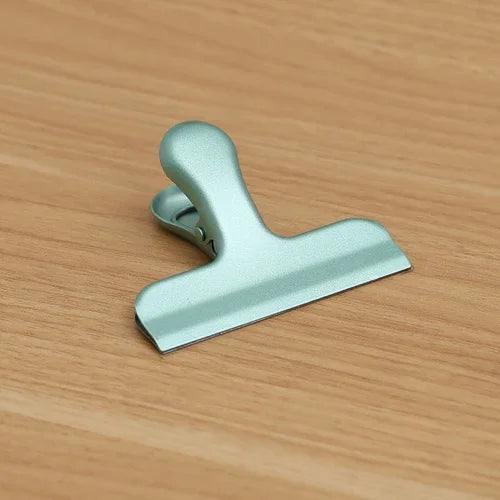 Fromthenon Vintage Binder Clip Metal Planner Clips Pink Red Gold Color Clamp Office Decorative Supplies School Stationery - G