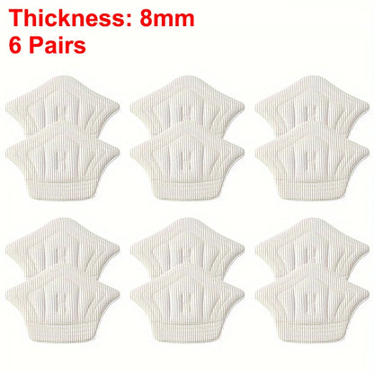 3pairs/6pairs Insoles Patch Heel Pads for Sport Shoes Back Sticker Adjustable Size Antiwear Feet Pad Cushion Insert Insole - 