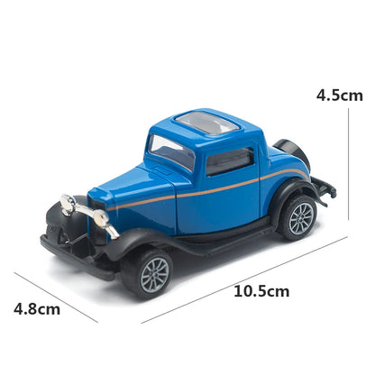 1:43 Alloy Vintage Diecast Car Model Car Classic Cadillacs V8 Pull Back Car Model Miniature Vehicle Replica Gift For Kids Adu