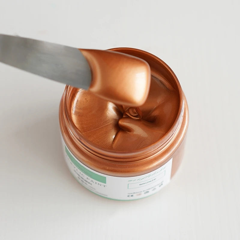 60ml Golden Paint Metallic Acrylic Paint,waterproof Not Faded for Statuary Coloring DIY Hand Clothes Painted Graffiti Pigment