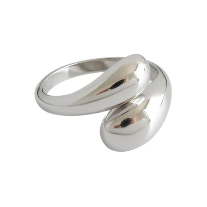 925 Sterling Silver Rings for Women Men Couple Minimalist Handmade Simple Interware Ring Party Jewelry Gift Prevent Allergy