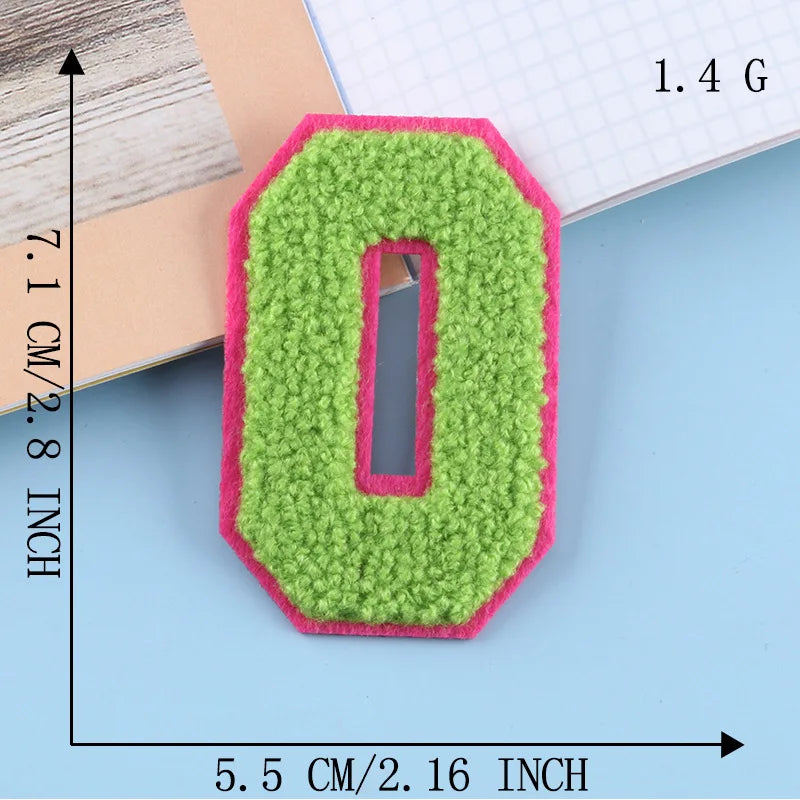 Color Alphabet, Letter, Name, Patches for Clothing Hat, Cloth Sticker, Embroid, Garment Accessories, DIY Logo, Iron-on, Sewin