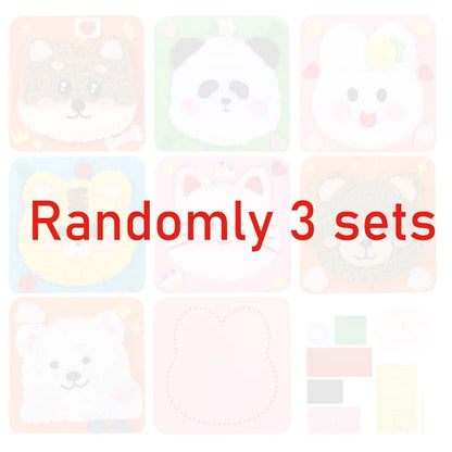 First Sewing Kit for Beginner Kids Arts Crafts DIY Embroidery Projects Animal Dolls Set Gift for Girls Boys Learn to Sew Felt