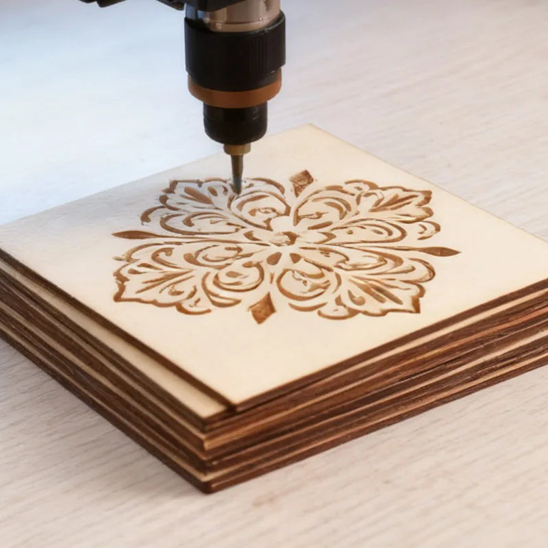 10cm Blank Wood Sheets Square Boxwood Pieces Unfinished Wood Boards For DIY Painting Laser Cutting Engraving Crafts Model Mak