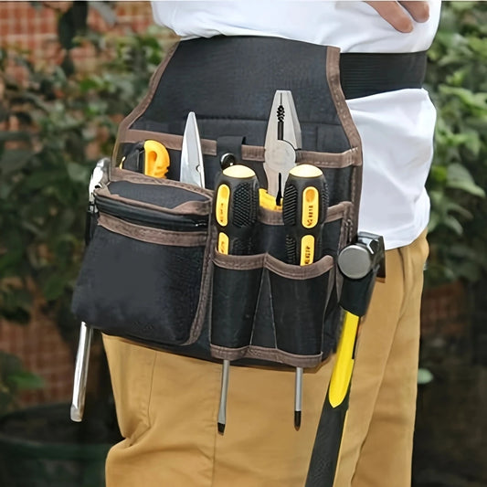 Multifunctional Tool Storage Bag Pouch Belt Hardware Electrician Toolkit Drill Waist Bag Wrench Screwdriver Tool Bags Organiz