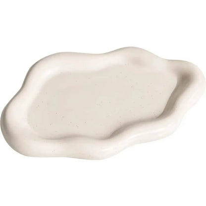 Light Luxury PVC Plastic Jewelry Tray Mini Cloud Shape Storage Plate Jewelry Display Plate Watches/Keys Storage