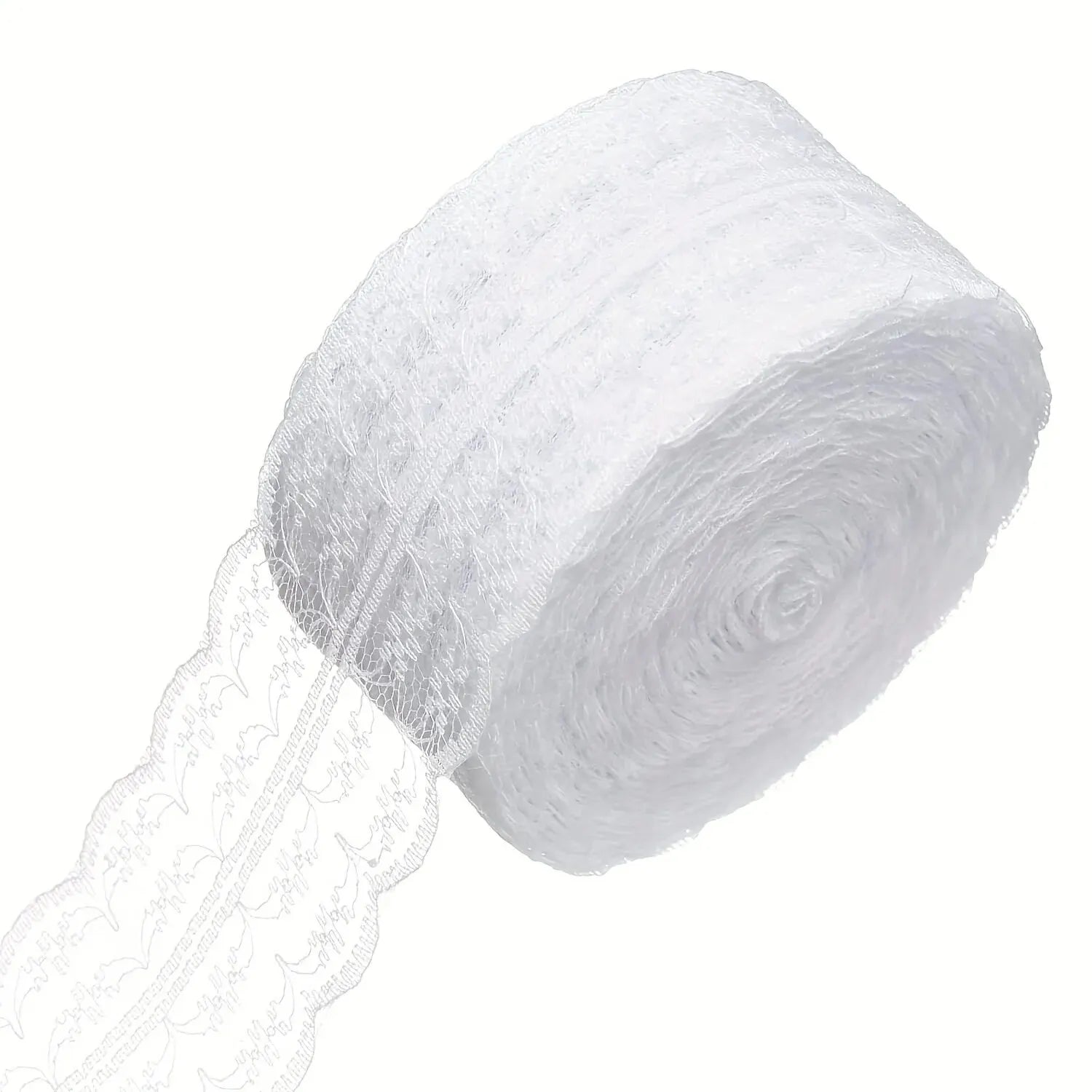 Wedding Decoration, White Lace Ribbon Trim, 10.9 Yards for Gift Wrapping, Sewing Crafts, Dress Decoration, Wedding Decor