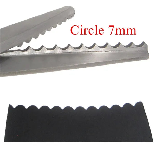 Sewing Cut 23.5cm Zig Zag Dressmaking Tailor Leather Handicraft Fabric Shear Pinking Scissor Textile DENIM DIY Upholstery Too