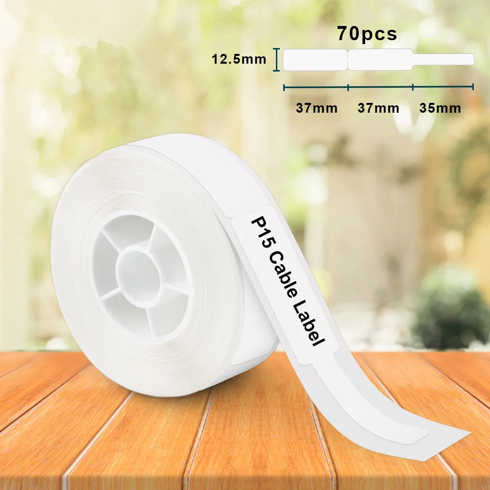 Marklife P15 Thermal Label Printer Similar as D11 D110 D101 Labeling Machine Wireless Bluetooth Label Maker With Label Sticke