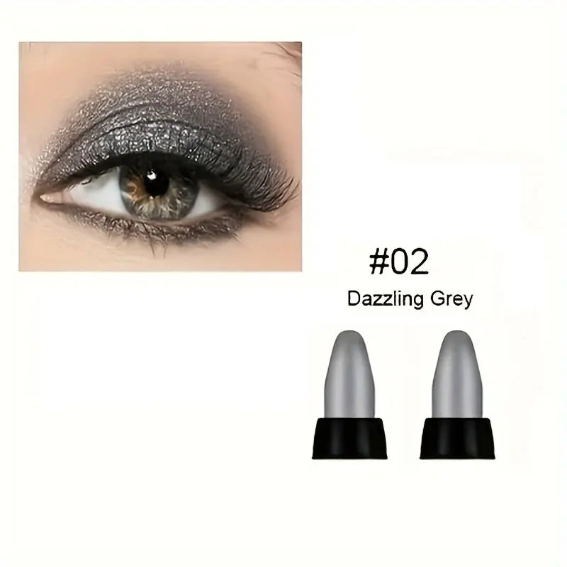 16 Colors Pearlescent Eyeliner, Color Glitter Waterproof Long-Lasting Eye Makeup Non-smudge Eyeliner - 02