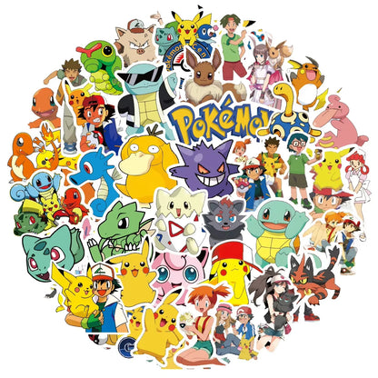 PokeMons Theme Party Favors Slap Bracelets Stickers Balloons Party Gifts Goodie Bag Stuffers Fillers Birthday Party Decoratio