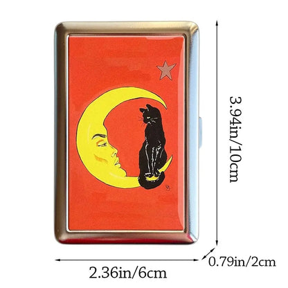 Vintage-Style Vintage Card Case Versatile Design Metal Material Cash Case Multi-function Easy Snap Metal Case