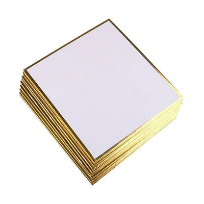 10Pcs Shikishi Boards Square, Versatile, Japanese Shikishi White Boards Artist Signature Boards Washi Paper for Calligraphy