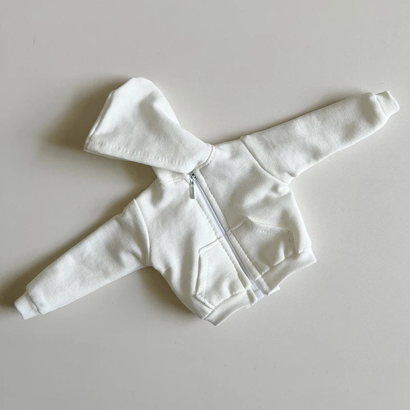 New Arrival Blythe Doll Clothes Sweater Sports Set Vest Shorts Zippered Hoodie Jacket for Blyth OB24 Pullip 1/6 Dolls Outfit 