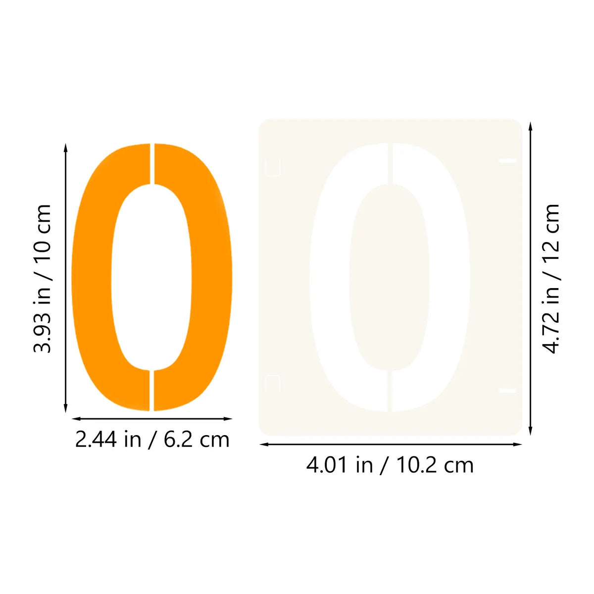 Number Templates Plastic Drawing Stencils Washable Reusable For Diy Crafts Home Decor Wall Floor Fabric Wood Signs