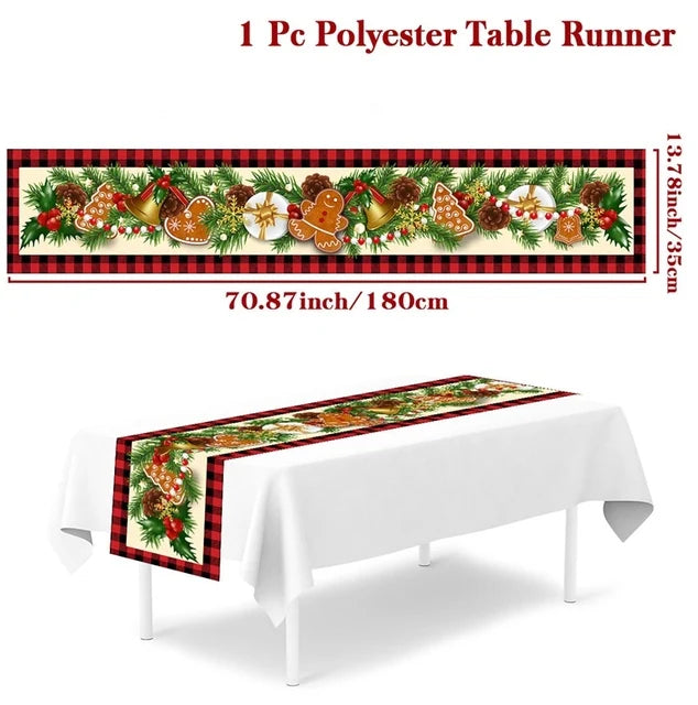 Table Runner Christmas Decoration For Home Decor 2025 Gifts - 21